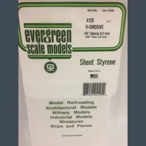 4125 - V-Groove .125