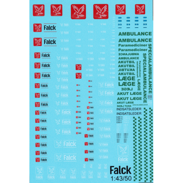 Falck Decals samleark
