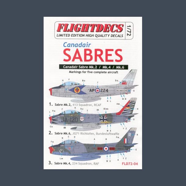 Canadair Sabres Mk.2/4/6