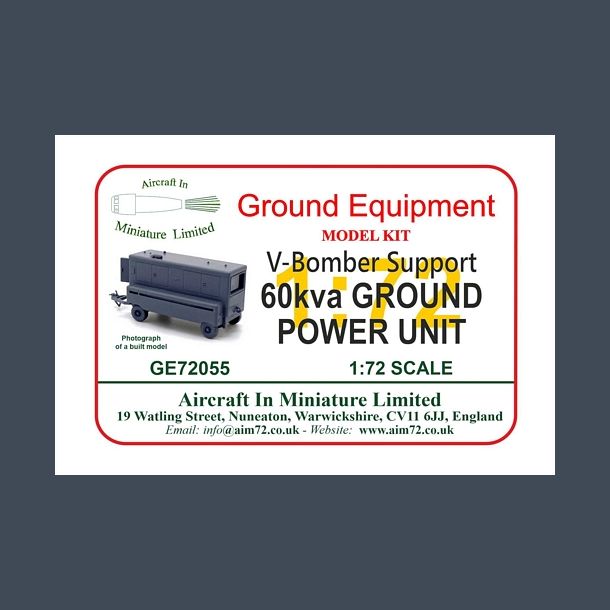 V-Bomber support 60Kva Ground Power Unit