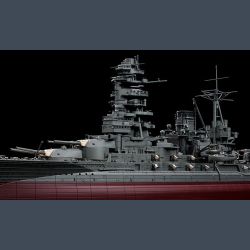IJN Battleship NAGATO 1941