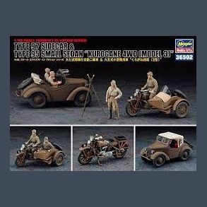 Type 97 Sidecar & Type 95 Small Sedan 