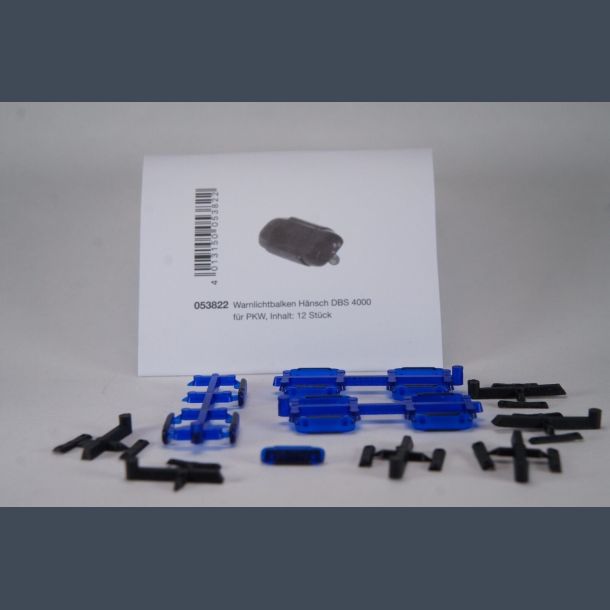 Bl� advarselslys - lysbro