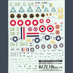 SPITFIRE EXOTICS DECALS