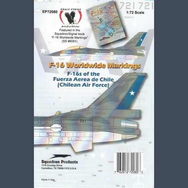 F-16 Worldwide Markings - Chilean Air Force