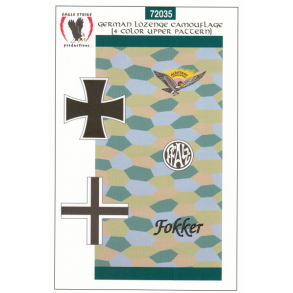 German Lozenge Camouflage (4 color upper pattern)