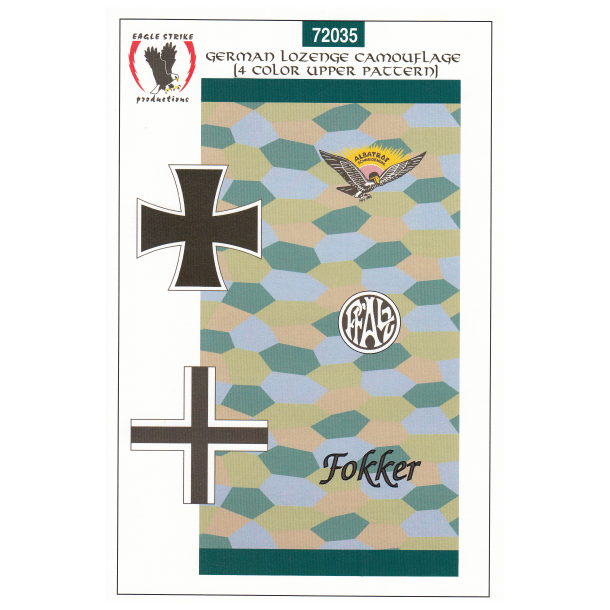 German Lozenge Camouflage (4 color upper pattern)