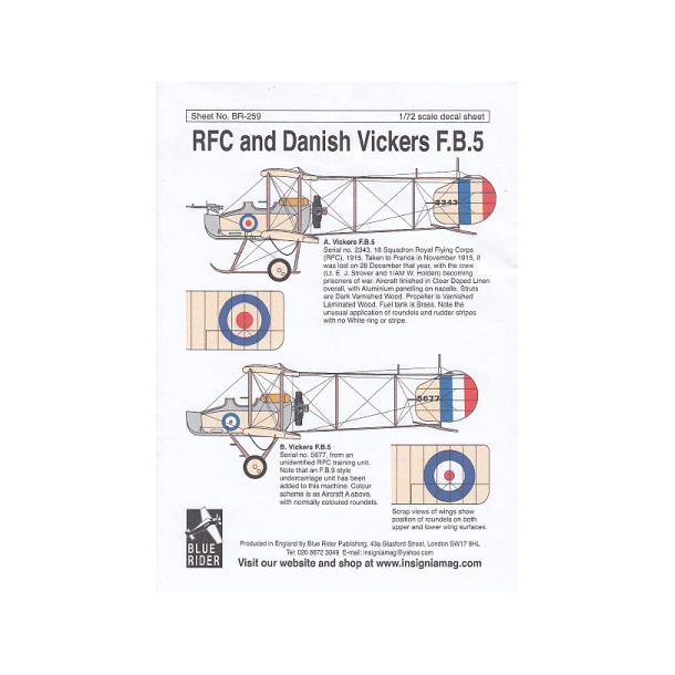 RFC and Danish Vickers F.B.5