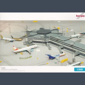 Abflughalle 6-eckig (Bausatz) Hexagonal Departure Hall (Construction Kit)