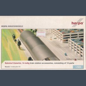 Bahnhof Zubehr, Train station Accessories - 14 parts