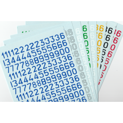 Luftwaffe Fighter code numbers with outline