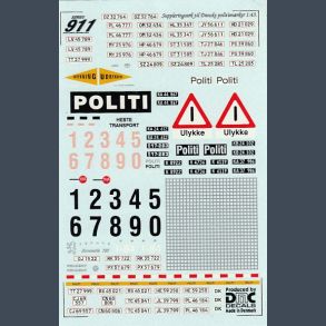 Danske Politimrker - Suppleringsark