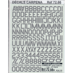 CODES 45 (Basse visibilite) 1.00M/1.25M