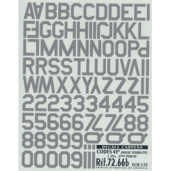 CODES 45 (Basse visibilite) 1.00M/1.25M