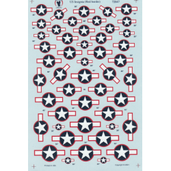 US Insignia (Red Border) 1943