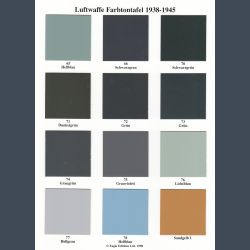 Luftwaffe Color Chart - OFFICIAL