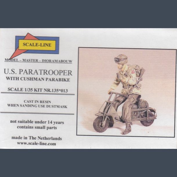 U.S. PARATROOPER with Cushman Parabike