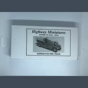 Ahrens-Fox Fire Truck (Highway Miniatures)