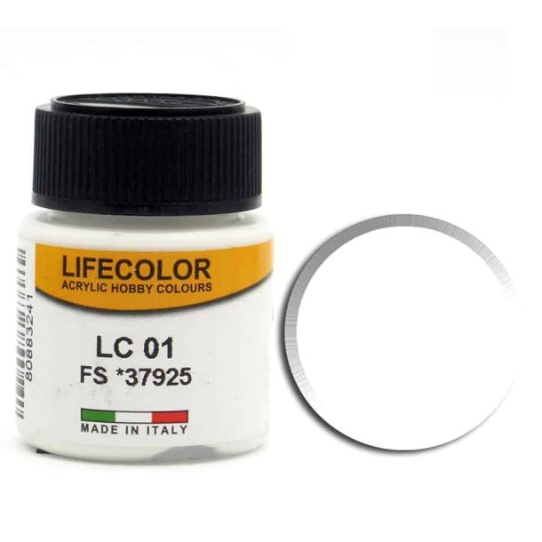 LifeColor Matt White (22ml)