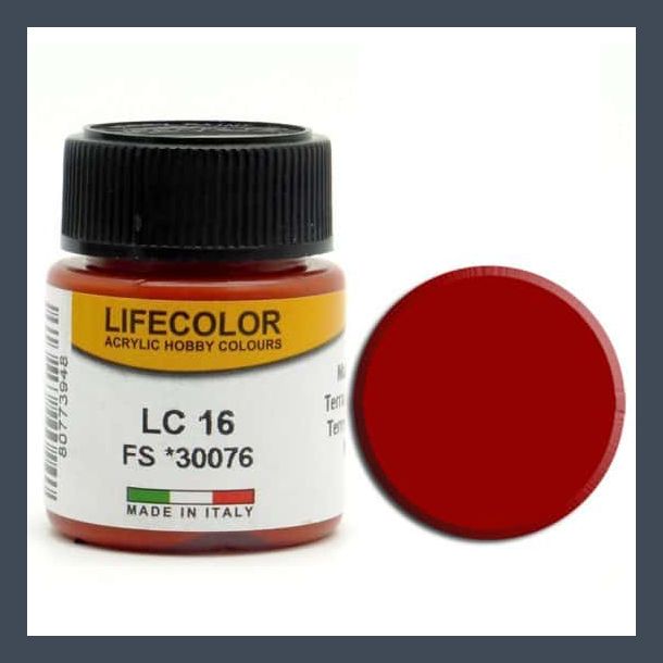 LifeColor Matt Raw Siena (22ml)