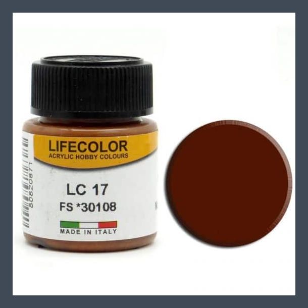 LifeColor Matt Brown (22ml)