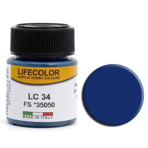 LifeColor Matt Royal Blue (22ml)