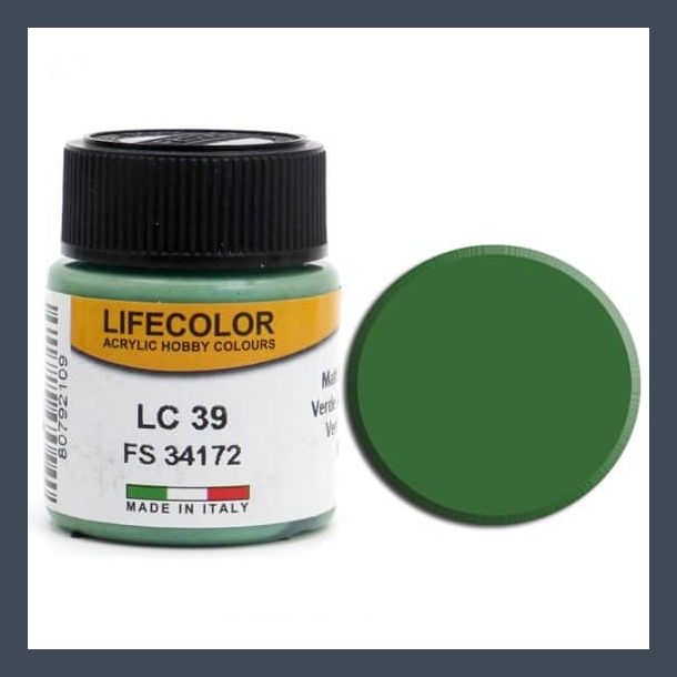 LifeColor Matt Artillery Green (22ml)