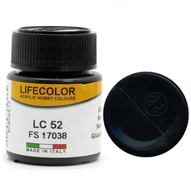LifeColor Gloss Black (22ml)