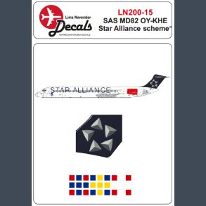 SAS MD82 OY-KHE Star Alliance Scheme