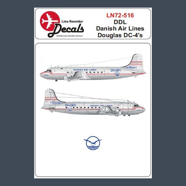 DDL Danish Air Lines Douglas DC-4�s