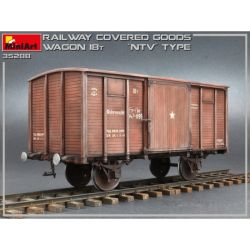 Railway covered goods wagon 18T "NTV" type