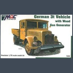 GErman 3t Vehicle With wood Gas Generator
