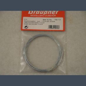 Bowdenzuglitze 1,5 mm  - steel wire cable