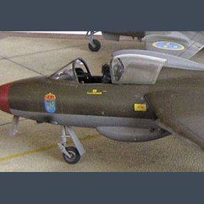 Vac formed Canopy for Hawker Hunter (x2)