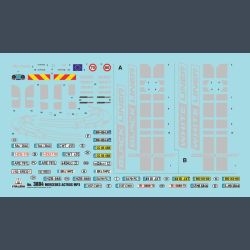 Mercedes-benz Actros MP3, White Liner/ Black Liner