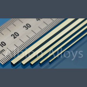 Messing Stnger, firkantet (Square Brass Rod)