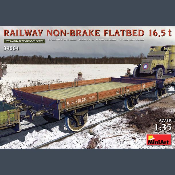 WWI Railway non-brake Flatbed 16,5 t
