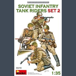 WWII - Soviet Infantry Tank Riders - Set 2
