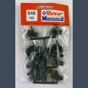 Motorcycle and figures (12 psc.)