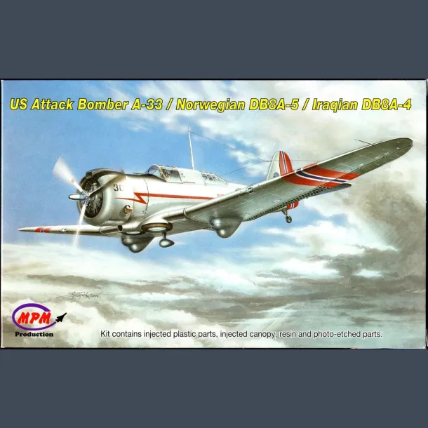 US Attack Bomber A-33 / Norwegian DB8A-5 / Iraqian DB8A-4