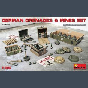 German Grenades & Mines Set