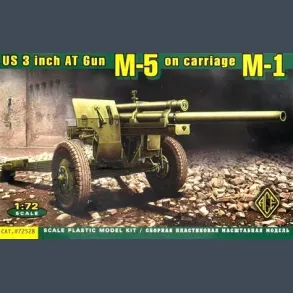 US 3 inch AT Gun M-5 on carrigage M-1