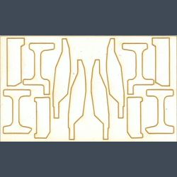 F-16A/B/C/D Fuselage Reinforcement Plates 