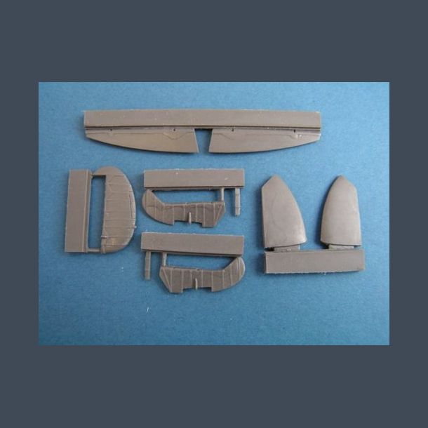 Spitfire Mk. IX Control surfaces early for Airfix