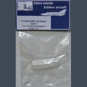Upgrade set for SAAB J 35 Draken Type A for kit Revell and Hasegawa (V 72-66)