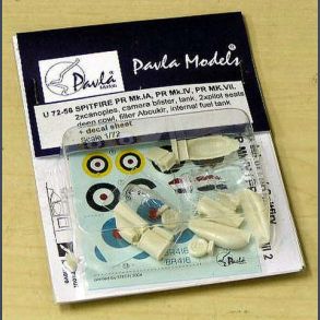 U 72-56 Spitfire PR Mk.IA, PR Mk. IV, PR Mk.VII