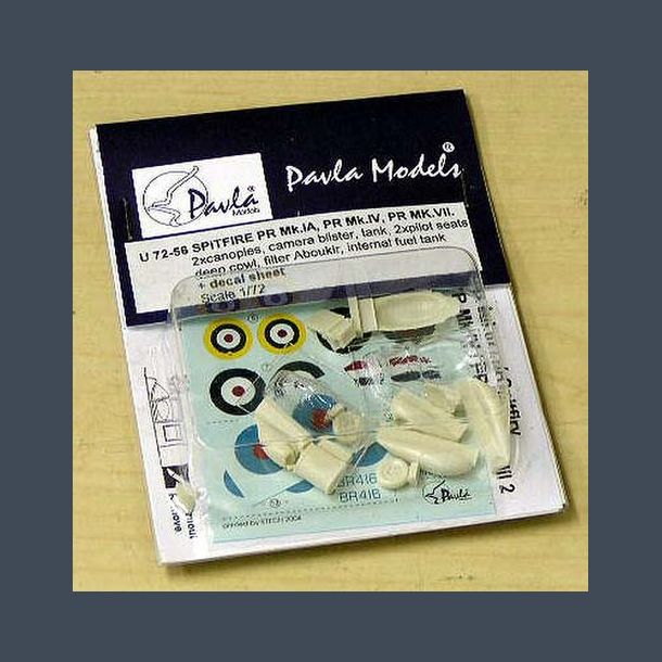 U 72-56 Spitfire PR Mk.IA, PR Mk. IV, PR Mk.VII
