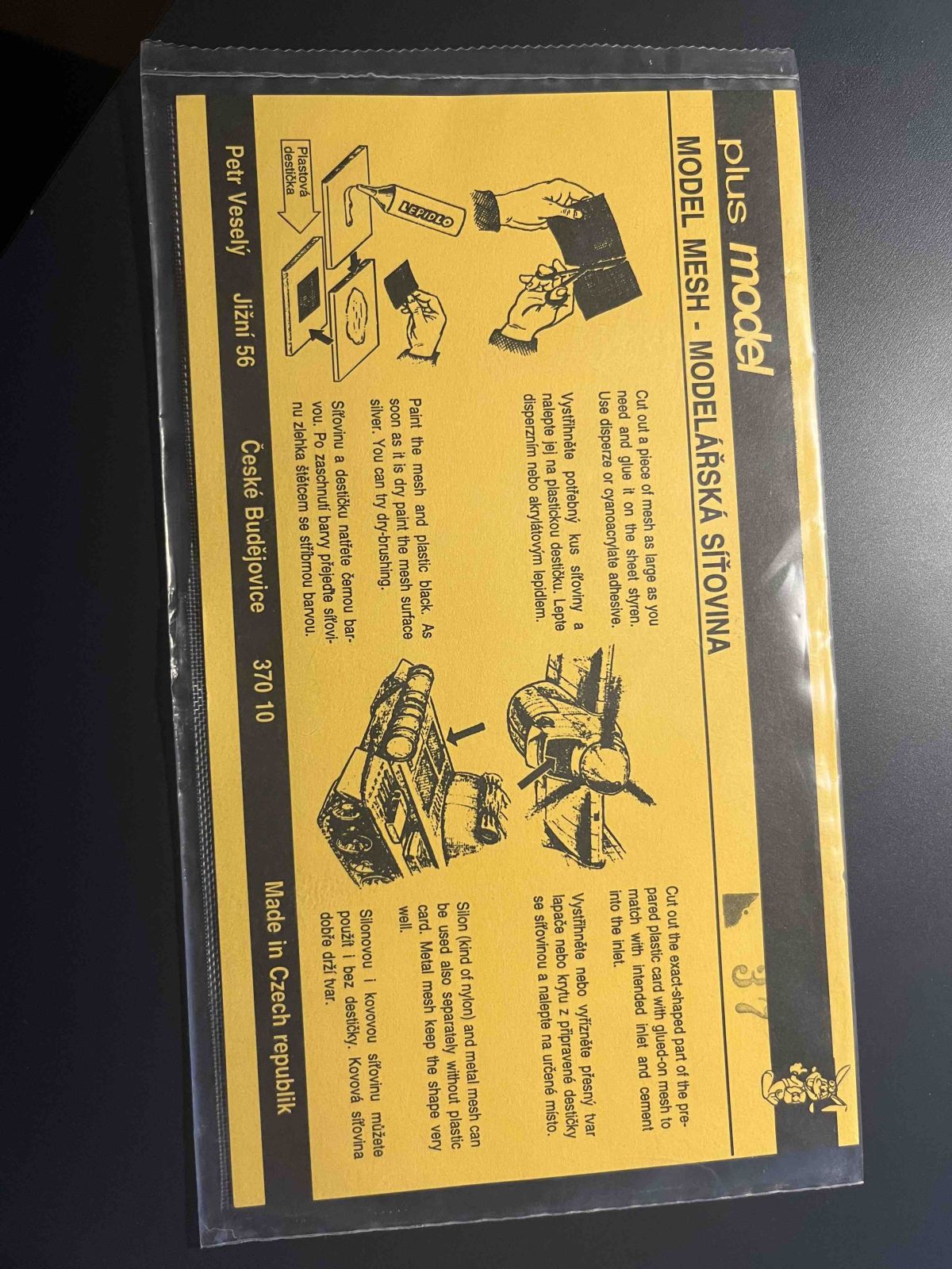 Plus model mesh (37010) Tilbehør ( Accessories) HobbyPlastik.dk