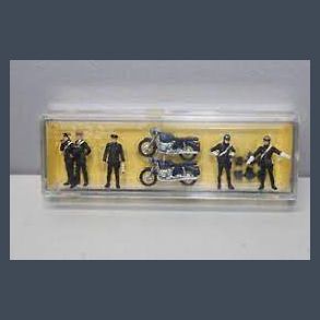 Policemen on motorbikes