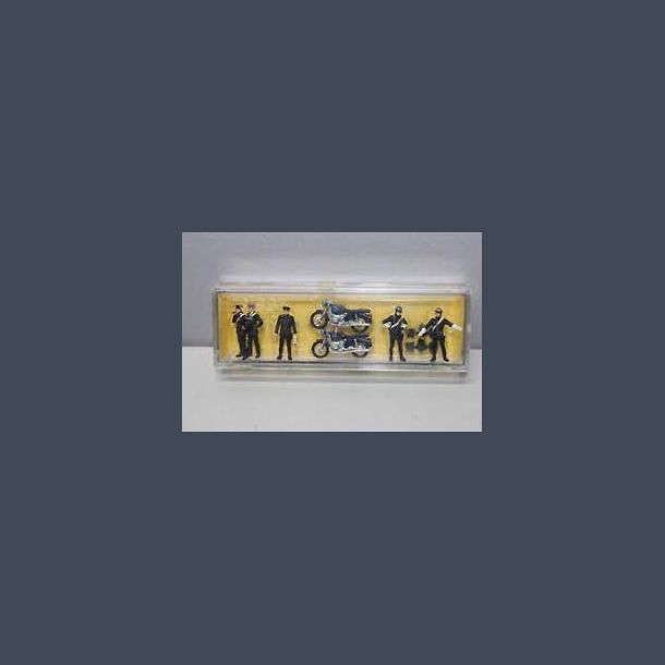 Policemen on motorbikes